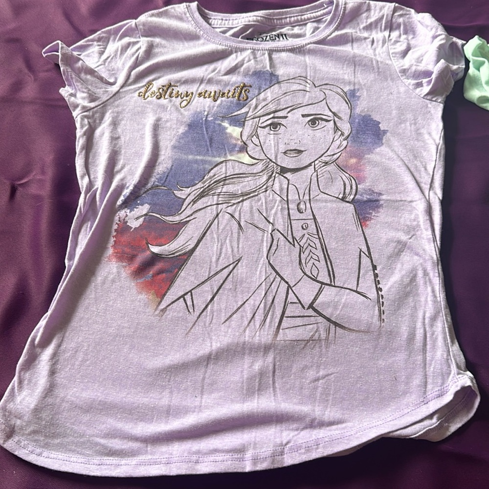 Disney Frozen girls shirts size 10/12